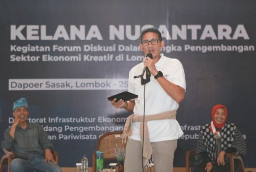 Gelar Kelana Nusantara Sandiaga Uno Pelaku Ekraf Kunci Kebangkitan