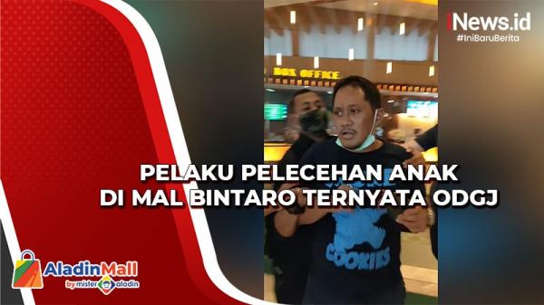 Pelaku Pelecehan Anak di Mal Bintaro Ternyata ODGJ, Kini Dibawa ke RSJ