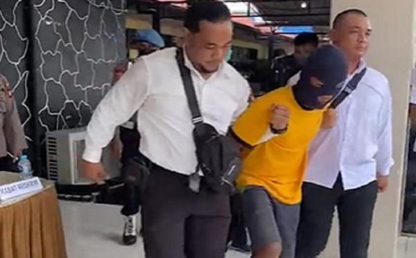 Pelaku pembunuhan R adalah karyawan korban. (Foto: Polres Sintang)