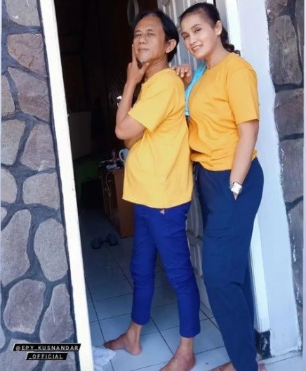 Eppy Kusnandar Komedian Beristri Cantik. (foto: instagram)