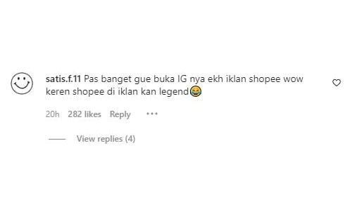 Komentar netizen di unggahan Instagram Ronaldinho. (Foto: tangkapan layar/Instagram)