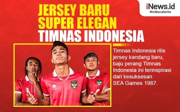 Infografis Jersey Baru Super Elegan Timnas Indonesia