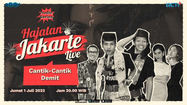 Banner: Live Podcast Hajatan Jakarte (Source: Roov.id)