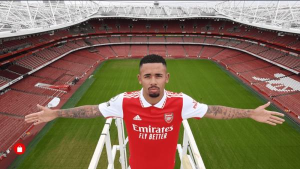 Gabriel Jesus Arsenal Gabriel Jesus resmi berseragam Arsenal untuk musim depan. Striker Brasil dikontrak untuk jangka waktu panjang. (foto: Arsenal).