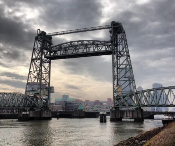 Jembatan Bersejarah Rotterdam De Hef Jembatan Bersejarah Rotterdam, De Hef.