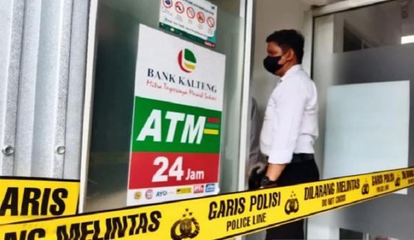 Mesin ATM Bank Kalteng di Palangka Raya Dibobol, Pelaku Diburu