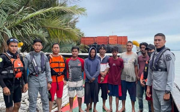 Seluruh ABK KM Putra Senjai Jaya 2 ditemukan selamat (Foto: Ist)