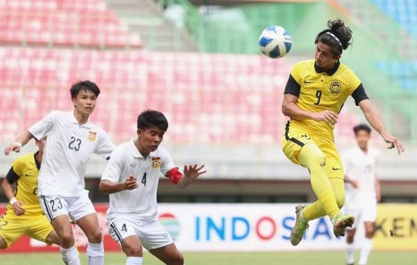 Timnas Malaysia U-19 kalah 0-1 melawan Laos U-19 pada laga terakhir Grup B Piala AFF U-19 2022 di Stadion Candrabhaga, Bekasi, Senin (11/7/2022). (Foto: Instagram/@famalaysia)