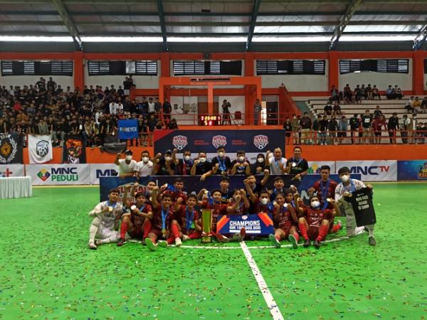 Banteng Muda Unggul FC Juara Liga Futsal Nusantara 2022, Bantai AFP Kalbar di Partai Final
