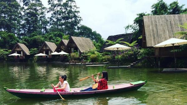 Dusun Bambu Leisure Park di Cisarua, KBB. (FOTO: ISTIMEWA/INSTAGRAM @dusun_bambu)