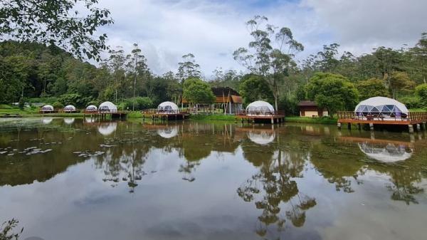 IGLOO CAMP RANCAUPAS Igloo Camp Rancaupas, Kabupaten Bandung. (FOTO: ISTIMEWA/@igloocamp)