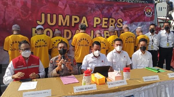 Polda Jabar Tetapkan 11 Tersangka Kasus Penyelewengan 20 Ton LPG di Patokbeusi Subang