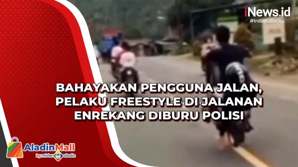 Bahayakan Pengguna Jalan, Pelaku Freestyle di Jalanan Enrekang Diburu Polisi