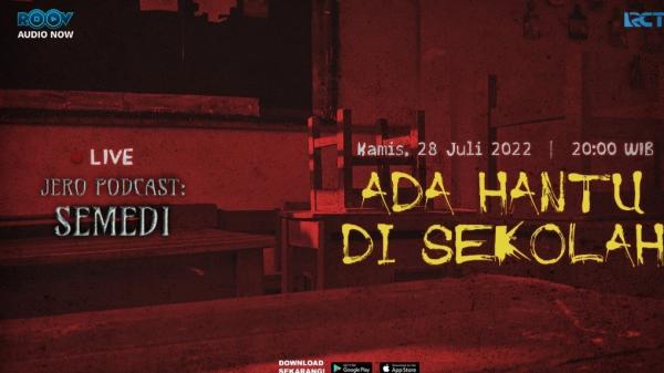 Banner: Live Podcast Jero: Semedi. (Source: Roov.id)