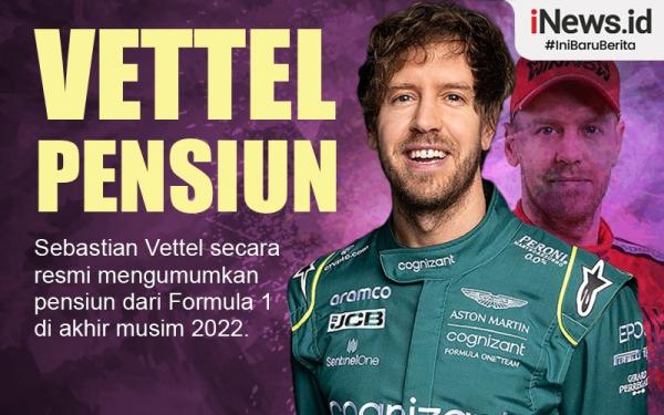 Infografis Sebastian Vettel Resmi Umumkan Pensiun dari F1