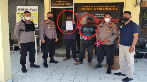 2 Pemuda Penjual Paksa Bendera ke Pengguna Jalan di Nyalindung Sukabumi Ditangkap