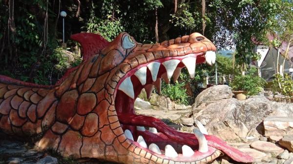 Patung Naga di Aceh Selatan (Istimewa)