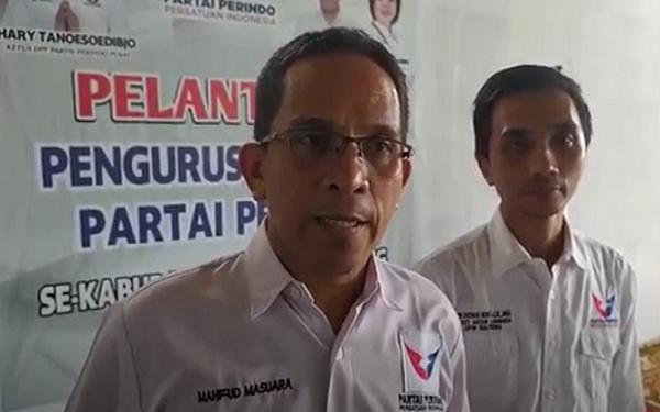 Lantik Pengurus DPD dan DPC Parimo, Ketua DPW Perindo Sulteng: Ini Bisa Jadi Lumbung Suara