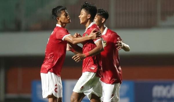 Timnas Indonesia U-16 Arkhan Kaka Putra Pemain Timnas Indonesia U-16, Arkhan Kaka Putra merayakan gol ke gawang Filipina U-16 pada laga Piala AFF U-16 2022 di Stadion Maguwoharjo, Yogyakarta, Minggu (31/7/2022). (Foto: Instagram/@pssi)