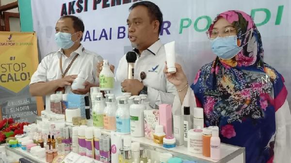 Ribuan Kosmetik Ilegal dan Berbahaya Disita dari Salon dan Grosir di Jabar