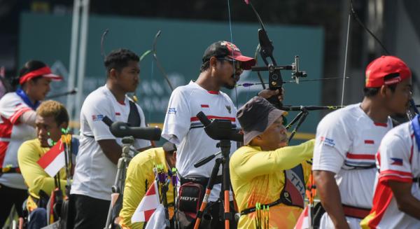 Profil Kholidin menarik untuk diulas. Dia adalah atlet panahan Indonesia yang berhasil meraih emas ASEAN Para Games 2022. (Foto: Mohammad Ayudha)
