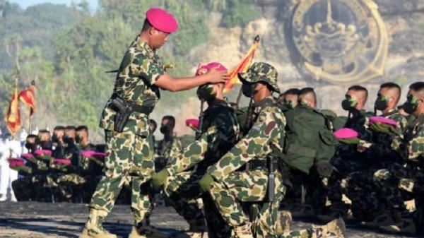 Ditempa Selama 12 Bulan, 273 Prajurit Remaja Korps Marinir TNI AL Resmi Sandang Baret Ungu
