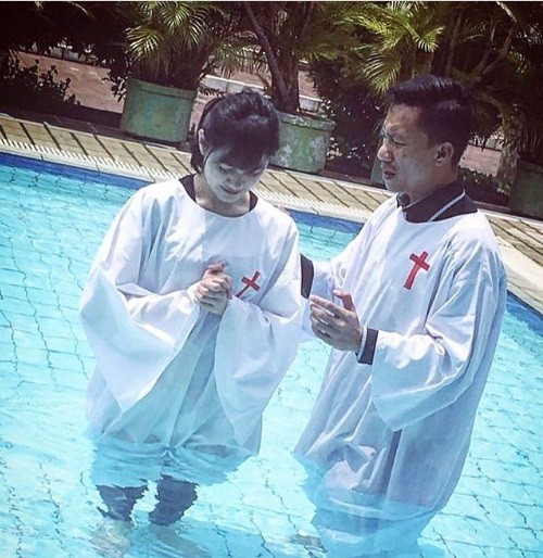 Marcella Simon dibaptis. 