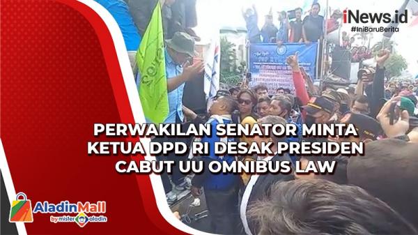Perwakilan Senator Minta Ketua DPD RI Desak Presiden Cabut UU Omnibus Law
