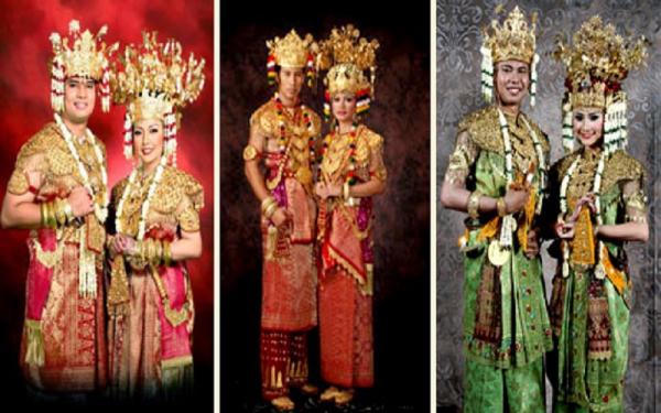Pakaian Adat Sumatera Selatan yang menjadi simbol keangguan dan kebesaran. (Foto: tradisi-tradisional.blogspot)