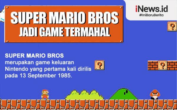Infografis Pecahkan Rekor! Super Mario Bros jadi Game Termahal Seharga 2 Juta Dolar AS
