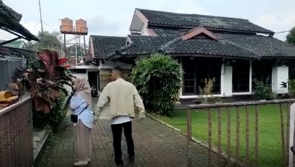 Rumah Dinas Rektor Unila Prof Karomani. (Foto: iNewsTV/Ruslan AS)