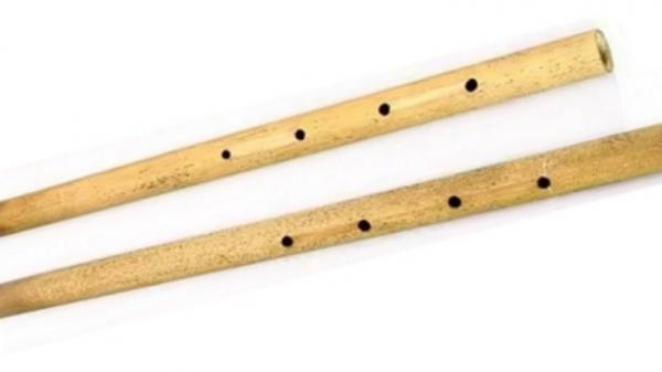 Alat musik tradisional Sulawesi Utara Bansi. (Foto; Kearifan lokal)