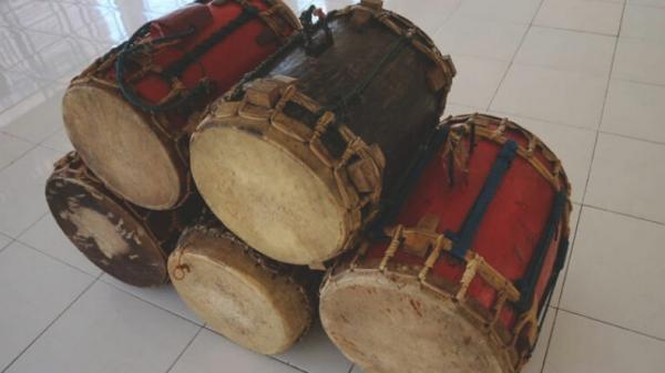 Alat musik tradisional Sulawesi Utara Gimba. (Foto: budaya-indonesia.org)