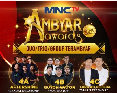 Fakta-Fakta Kategori Duo/Trio/Group Terambyar di Ambyar Awards 2022