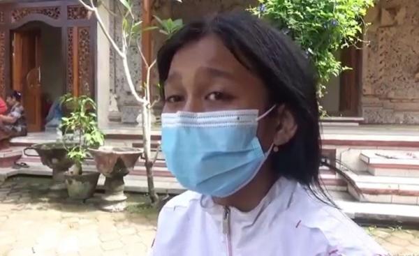 I Gusti Agung Pramita Jayantri, anak karyawati bank yang tewas di Bali. (Foto: iNewsTV/Wira Dana)