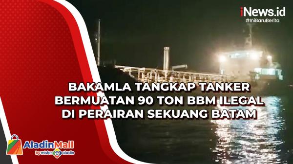 Bakamla Tangkap Tanker Bermuatan 90 Ton BBM Ilegal di Perairan Sekuang Batam