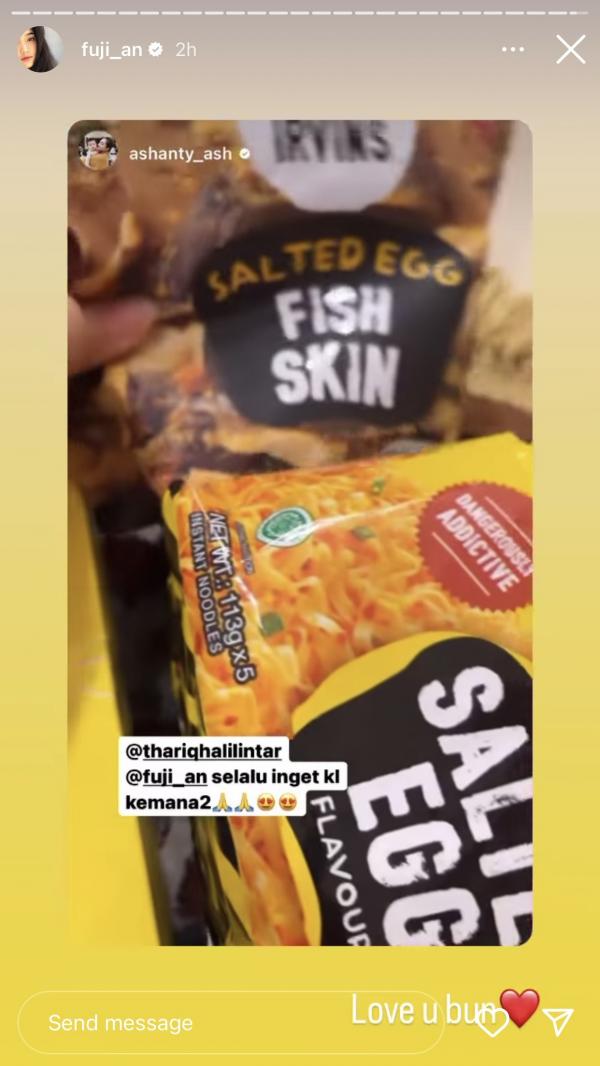 Ashanty unggah foto tentang Fuji dan Thariq Halilintar. (foto: Instagram)
