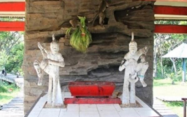 Pulau Kembang di Sungai Barito, Kalsel menyimpan misteri dan cerita horor. Pulau ini juga masuk deretan pulau paling angker di Indonesia. (Foto: ist)