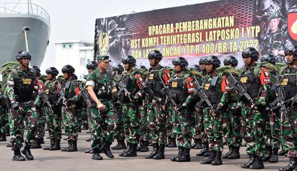 1.046 Prajurit TNI Dikirim ke Medan Latihan Tempur di Baturaja