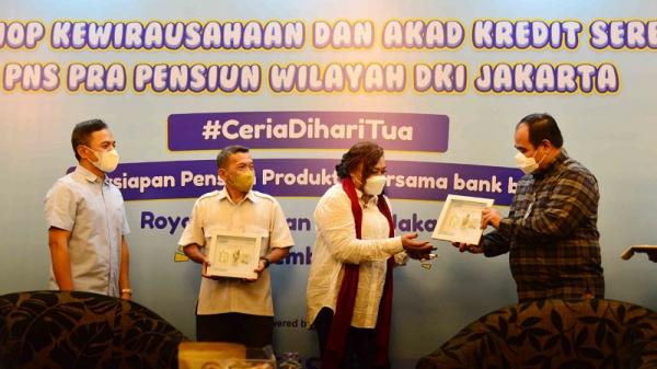 Calon Pensiunan PNS Jakarta Dibekali dengan Ilmu Kewirausahaan oleh bank bjb