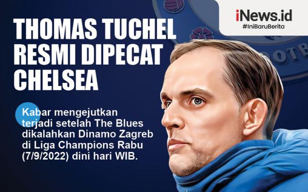 Infografis Thomas Tuchel Dipecat Chelsea