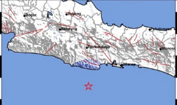 Gempa Terkini M 4,2 Guncang Pangandaran, Episentrum Getaran Di Laut