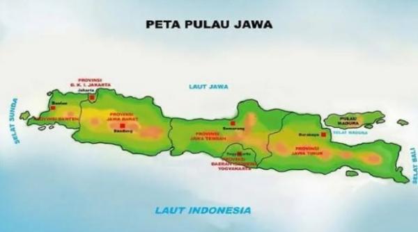 Pulau terbesar di Indonesia salah satunya Pulau jawa. (Foto: ist)