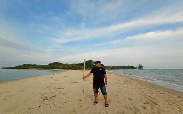 Pulau maspari Tempat liburan di Sumatera Selatan juga terdapat Pantai Maspari yang cantik. (Foto: Dede F)