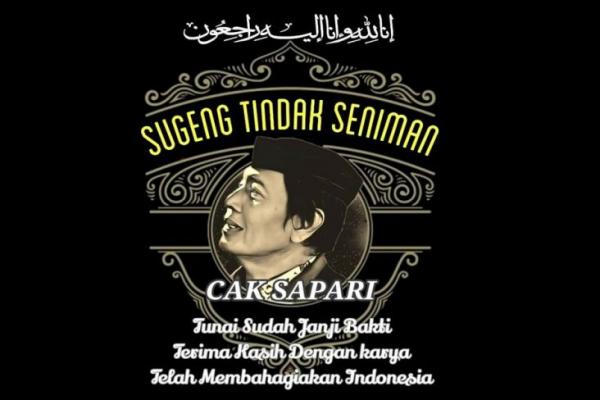 Kabar Duka, Seniman Ludruk Surabaya Cak Sapari Wafat<