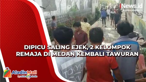 2 Kelompok Remaja di Medan Kembali Tawuran karena Saling Ejek