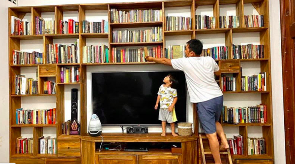 Artis Punya Perpustakaan Pribadi. (Foto: instagram)