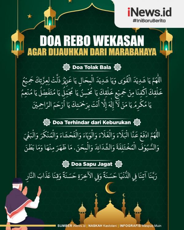 Infografis Doa Rebo Wekasan agar Terhindar Marabahaya