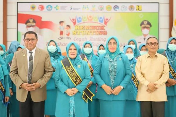 Bupati Edi berharap agar Duta Faduli Stunting dapat mengawal dan memotori agenda-agenda stunting di Kabupaten Halmahera Tengah. (Foto: dok Pemkab Halmahera Tengah) 