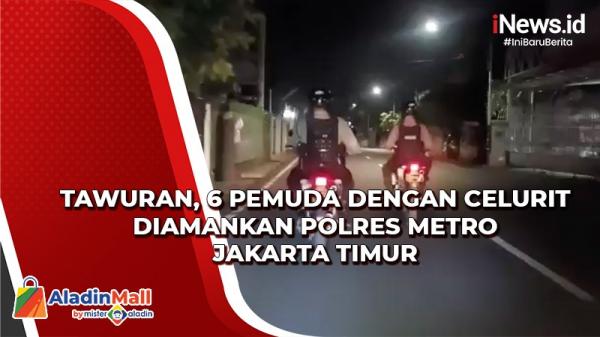 Polres Metro Jakarta Timur Amankan 6 Pemuda Tawuran dengan Celurit